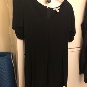 Black cap sleeve top